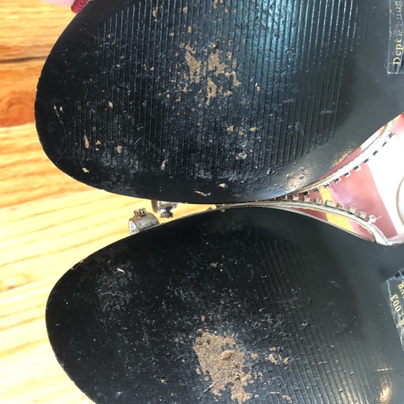 Silver strappy with rhinestones Bakers US women’s 9 - Picture 6 of 8